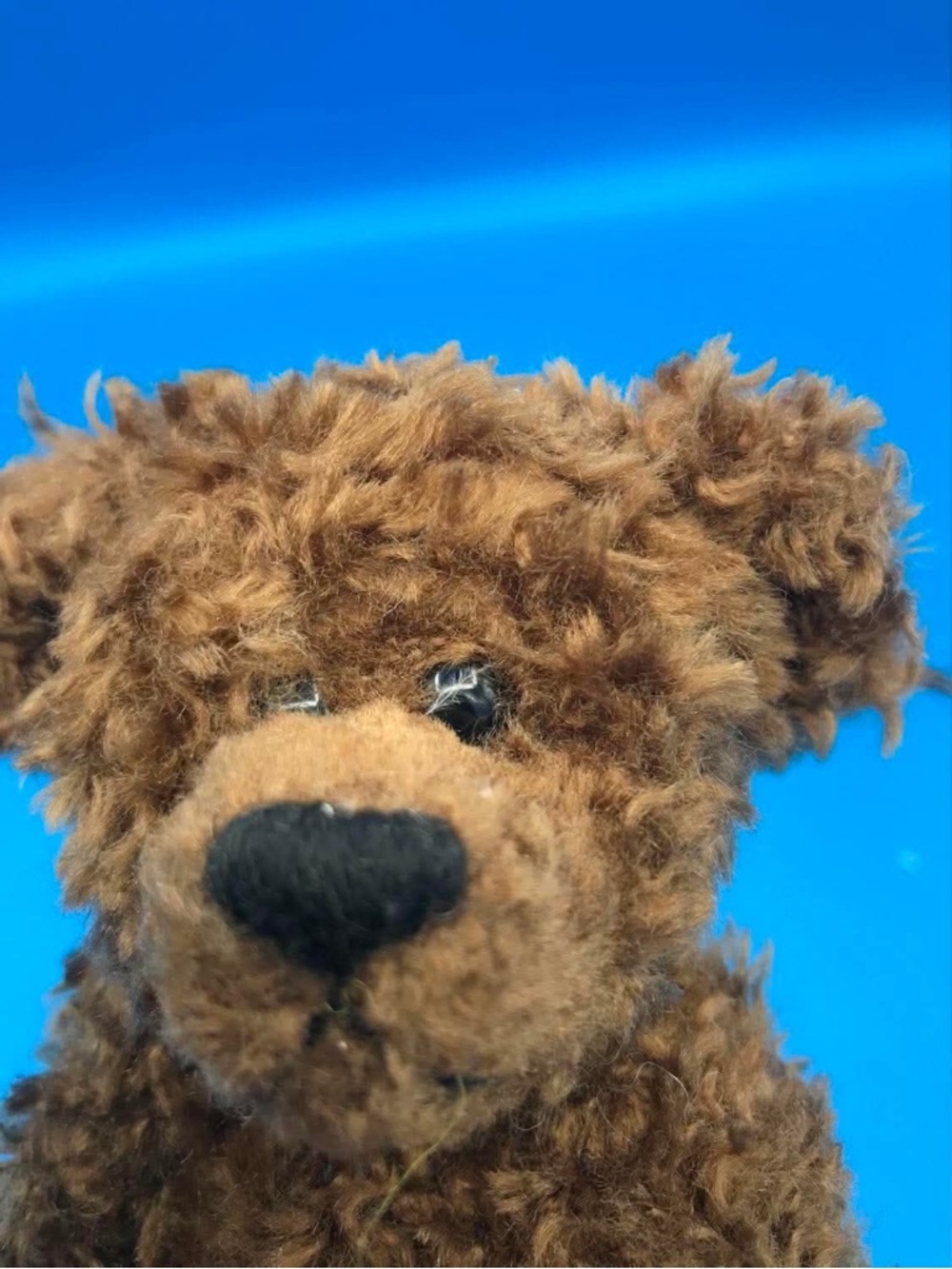 1993 Ty Brown Curly Teddy Bear - Soft Mohair - Attic Treasures - - Picture 5 of 11